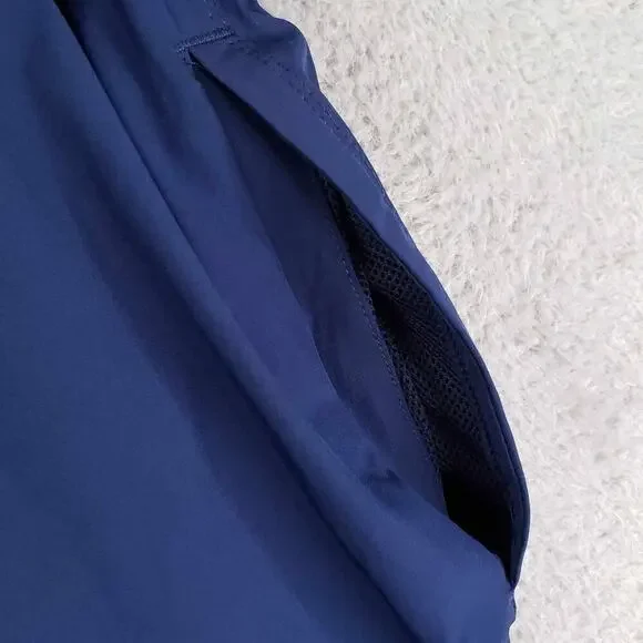 Lands End Swim Shorts Women's Plus Size 2X Navy Blue Lined Pull On UPF 50 New - Picture 4 of 9